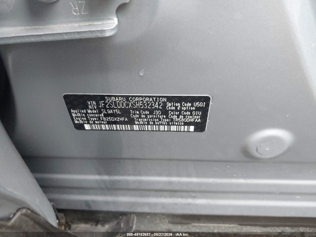 45182657 :رقم المزاد ، JF2SLDDCXSH532342 vin ، 2025 Subaru Forester Premium مزاد بيع