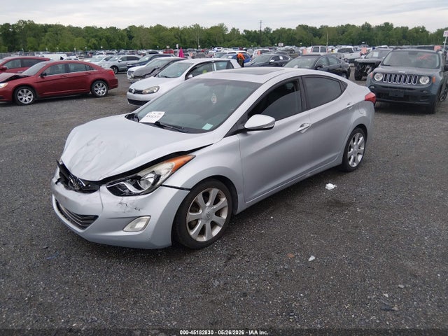 Продаж на аукціоні авто 2013 Hyundai Elantra Limited, vin: 5NPDH4AE4DH206622, номер лоту: 45182830