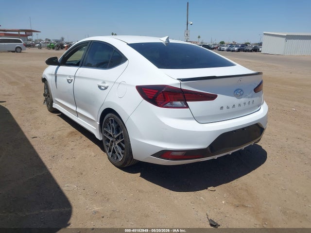 Продажа на аукционе авто 2019 Hyundai Elantra Sport, vin: KMHD04LB3KU860777, номер лота: 45182949