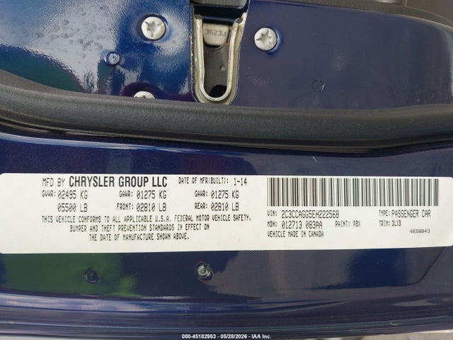 Chrysler 300 300s 2014 2C3CCAGG5EH222568 Image 9