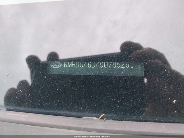 Aukcja sprzedaży 2009 Hyundai Elantra Gls, vin: KMHDU46D49U785261, numer aukcji: 45182992