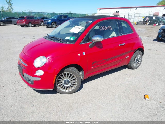 2012 Fiat 500c Lounge მანქანა იყიდება აუქციონზე, vin: 3C3CFFER2CT229314, აუქციონის ნომერი: 45183053