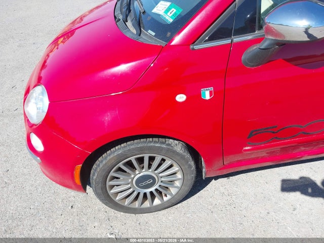 2012 Fiat 500c Lounge მანქანა იყიდება აუქციონზე, vin: 3C3CFFER2CT229314, აუქციონის ნომერი: 45183053