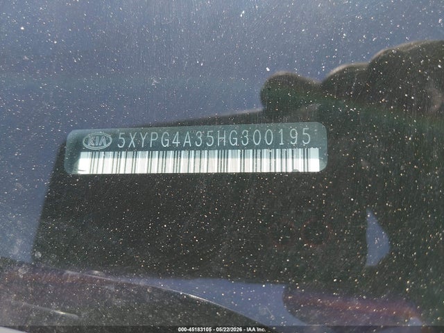 Продаж на аукціоні авто 2017 Kia Sorento 2.4l Lx, vin: 5XYPG4A35HG300195, номер лоту: 45183105