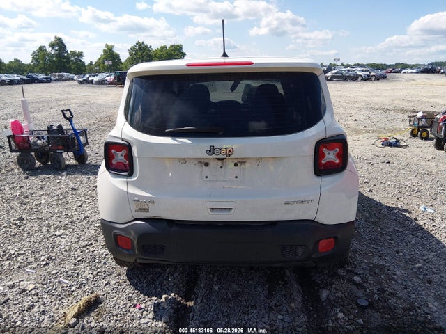 2018 Jeep Renegade Sport 4x4 მანქანა იყიდება აუქციონზე, vin: ZACCJBAB0JPJ36966, აუქციონის ნომერი: 45183106