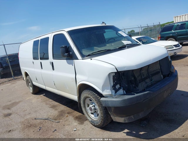 45183157 :رقم المزاد ، 1GTZ7HFGXK1362596 vin ، 2019 Gmc Savana 3500 Work Van مزاد بيع