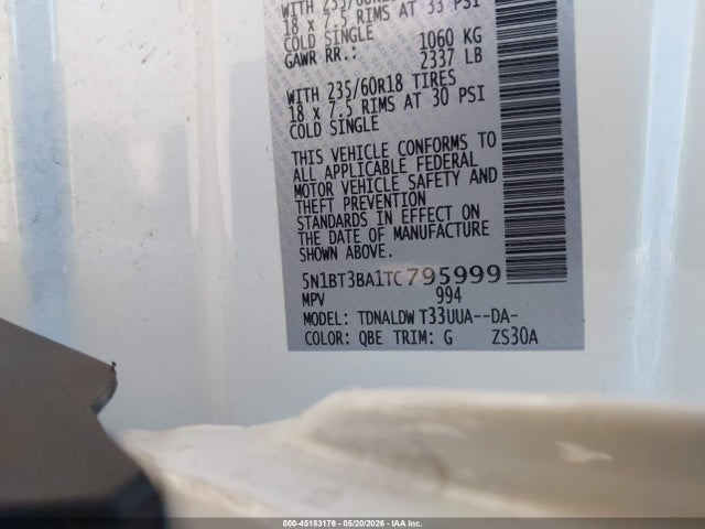 Nissan ROGUE SV 2026 5N1BT3BA1TC795999 Image 9