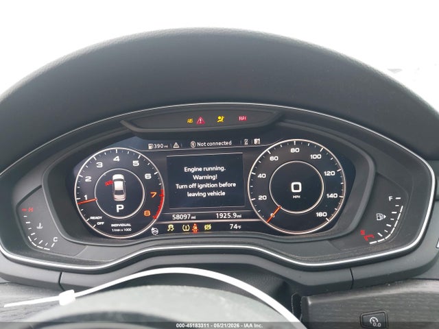 2017 Audi A4 2.0t Premium მანქანა იყიდება აუქციონზე, vin: WAUFNAF43HN066162, აუქციონის ნომერი: 45183311