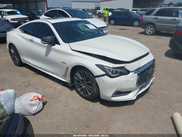 2017 Infiniti Q60 3.0t Red Sport 400 მანქანა იყიდება აუქციონზე, vin: JN1FV7EK1HM610852, აუქციონის ნომერი: 45183404