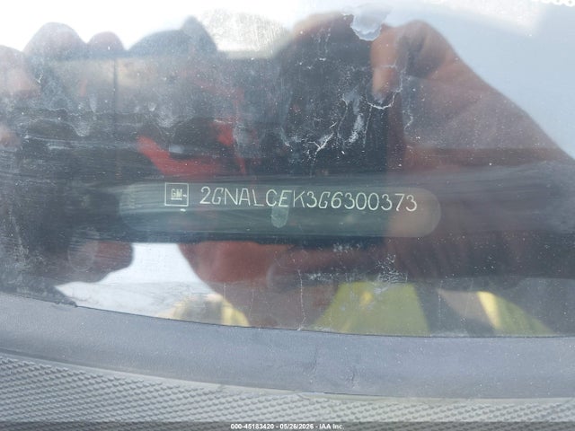 Продаж на аукціоні авто 2016 Chevrolet Equinox Lt, vin: 2GNALCEK3G6300373, номер лоту: 45183420