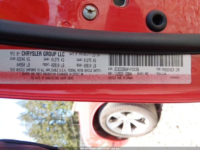 Dodge Challenger Sxt Plus 2015 2C3CDZBG0FH733156 Image 9