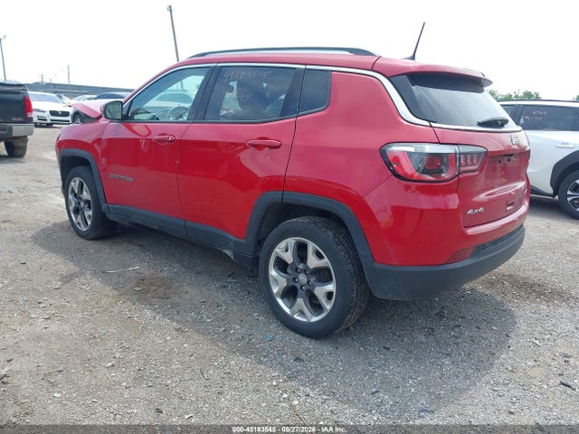 2019 Jeep Compass Limited 4x4 მანქანა იყიდება აუქციონზე, vin: 3C4NJDCB6KT854522, აუქციონის ნომერი: 45183545