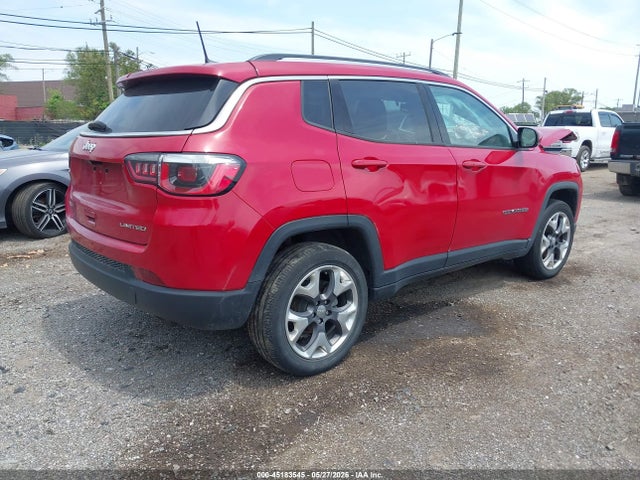 2019 Jeep Compass Limited 4x4 მანქანა იყიდება აუქციონზე, vin: 3C4NJDCB6KT854522, აუქციონის ნომერი: 45183545