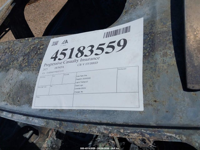 7FARS6H59SE023533 Honda Cr-v Hybrid Sport