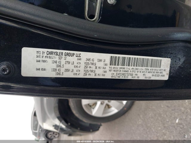 Aukcja sprzedaży 2013 Dodge Journey American Value Pkg, vin: 3C4PDCAB5DT537668, numer aukcji: 45183585