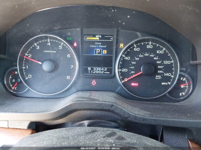 45183637 :رقم المزاد ، 4S4BRCLC0D3298930 vin ، 2013 Subaru Outback 2.5i Limited مزاد بيع