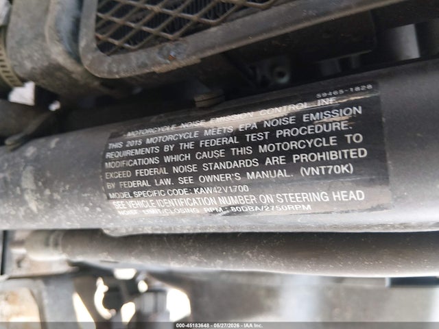 Kawasaki Vn1700 K 2015 JKBVNRK17FA006114 Image 10