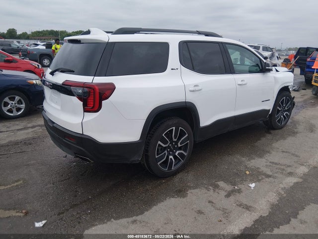 45183672 :رقم المزاد ، 1GKKNMLS2MZ196298 vin ، 2021 Gmc Acadia Fwd Slt مزاد بيع