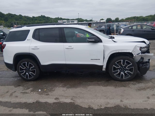 45183672 :رقم المزاد ، 1GKKNMLS2MZ196298 vin ، 2021 Gmc Acadia Fwd Slt مزاد بيع