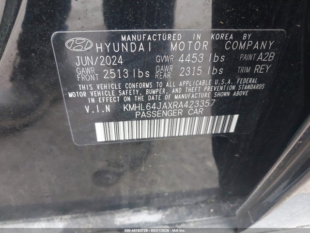 Hyundai SONATA SEL 2024 KMHL64JAXRA423357 Image 9