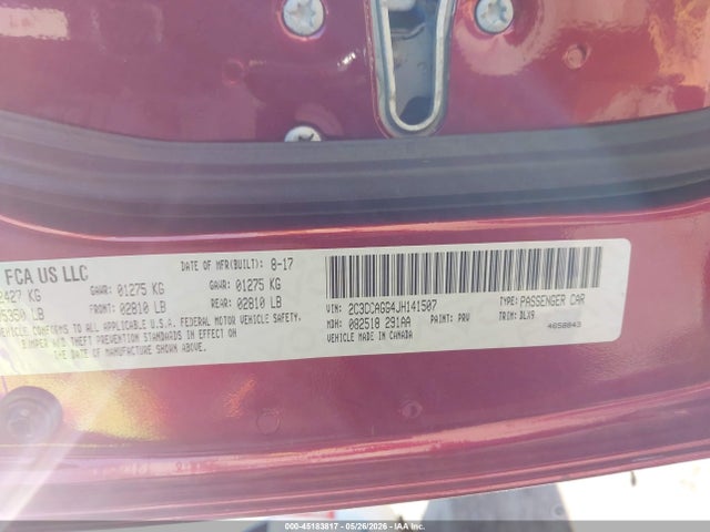 2018 Chrysler 300 300s Awd მანქანა იყიდება აუქციონზე, vin: 2C3CCAGG4JH141507, აუქციონის ნომერი: 45183817