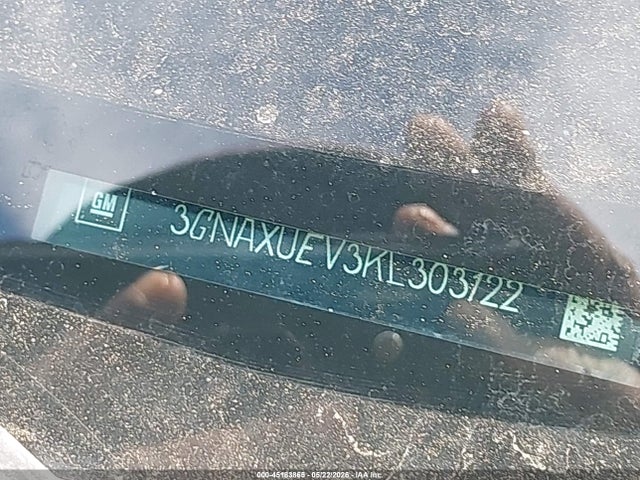 45183865 :رقم المزاد ، 3GNAXUEV3KL303122 vin ، 2019 Chevrolet Equinox Lt مزاد بيع