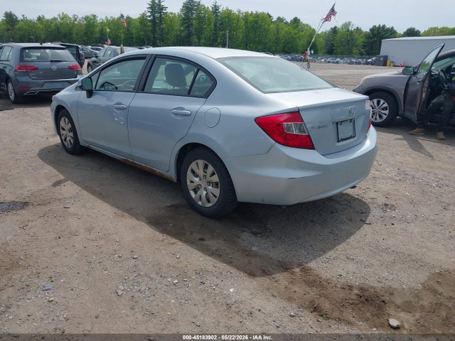 Продажа на аукционе авто 2012 Honda Civic Lx, vin: 2HGFB2F55CH581838, номер лота: 45183902