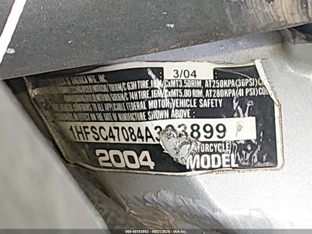 Продажа на аукционе авто 2004 Honda Gl1800, vin: 1HFSC47084A303899, номер лота: 45183952