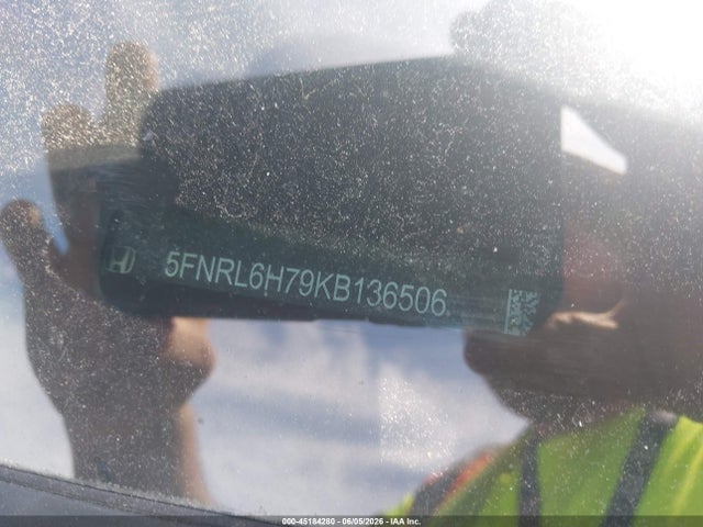 Aukcja sprzedaży 2019 Honda Odyssey Ex-l, vin: 5FNRL6H79KB136506, numer aukcji: 45184280