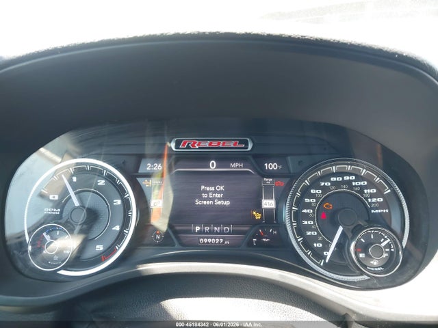 45184342 :رقم المزاد ، 1C6SRFLM9MN741814 vin ، 2021 Ram 1500 Rebel  4x4 5'7 Box مزاد بيع