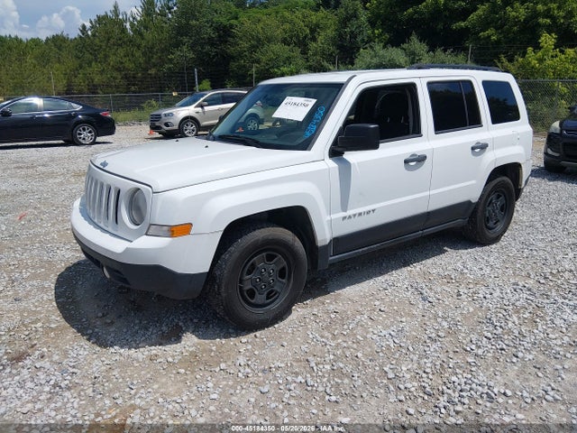 2016 Jeep Patriot Sport მანქანა იყიდება აუქციონზე, vin: 1C4NJPBAXGD648921, აუქციონის ნომერი: 45184350