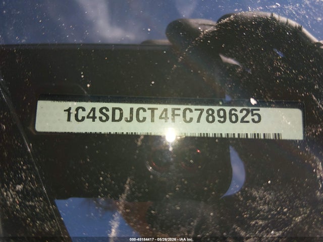 Продаж на аукціоні авто 2015 Dodge Durango R/t, vin: 1C4SDJCT4FC789625, номер лоту: 45184417