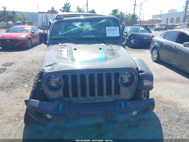 2022 Jeep Wrangler 4xe Unlimited Rubicon 4x4 მანქანა იყიდება აუქციონზე, vin: 1C4JJXR63NW229813, აუქციონის ნომერი: 45184455