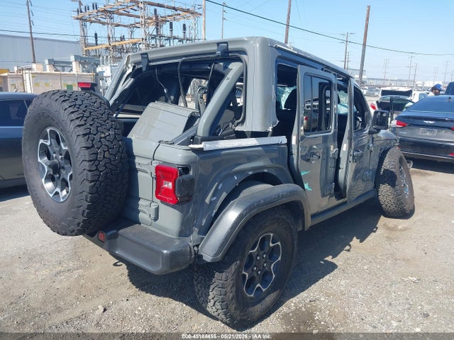 2022 Jeep Wrangler 4xe Unlimited Rubicon 4x4 მანქანა იყიდება აუქციონზე, vin: 1C4JJXR63NW229813, აუქციონის ნომერი: 45184455