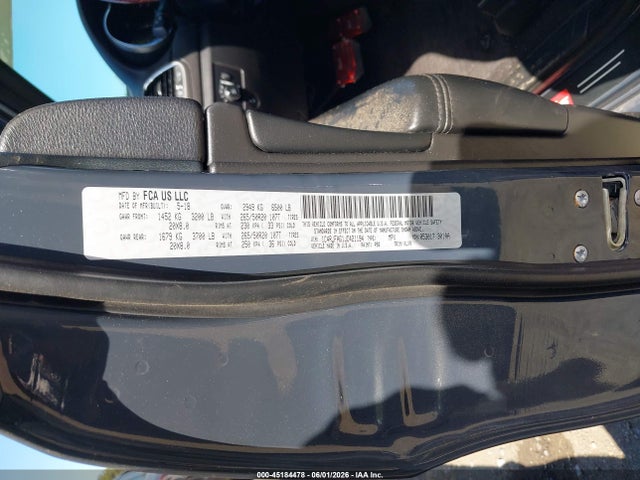 45184478 :رقم المزاد ، 1C4RJFAG1JC421194 vin ، 2018 Jeep Grand Cherokee Altitude 4x4 مزاد بيع