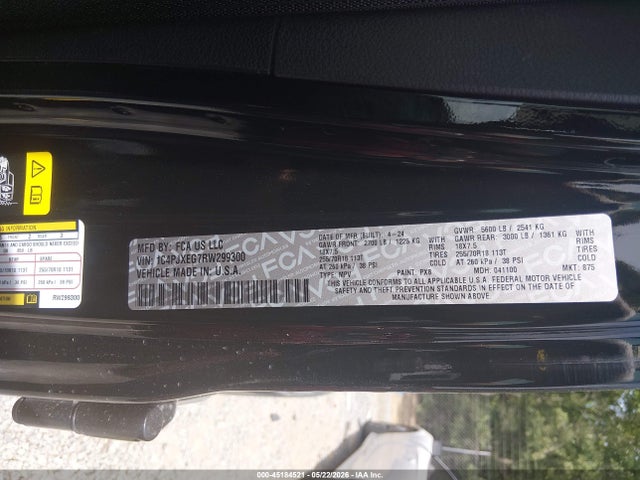 Aukcja sprzedaży 2024 Jeep Wrangler 4-door Sahara 4x4, vin: 1C4PJXEG7RW299300, numer aukcji: 45184521