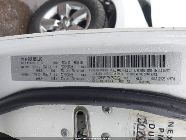 45184631 :رقم المزاد ، 1C6RR6TT6KS562232 vin ، 2019 Ram 1500 Classic مزاد بيع