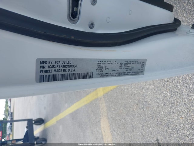 45184664 :رقم المزاد ، 1C4SJRBP8RS184934 vin ، 2024 Jeep Wagoneer L Series Ii مزاد بيع