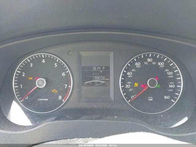 2013 Volkswagen Jetta 2.5l Se მანქანა იყიდება აუქციონზე, vin: 3VWDP7AJ8DM451626, აუქციონის ნომერი: 45184686
