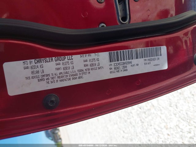 Aukcja sprzedaży 2011 Chrysler 300 Limited, vin: 2C3CA5CG3BH529946, numer aukcji: 45184868