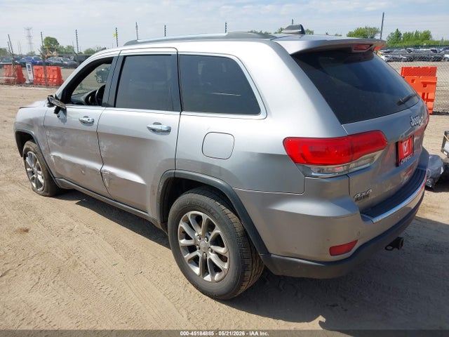 2015 Jeep Grand Cherokee Limited მანქანა იყიდება აუქციონზე, vin: 1C4RJFBG4FC913854, აუქციონის ნომერი: 45184885