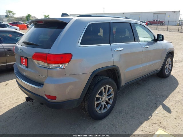 2015 Jeep Grand Cherokee Limited მანქანა იყიდება აუქციონზე, vin: 1C4RJFBG4FC913854, აუქციონის ნომერი: 45184885