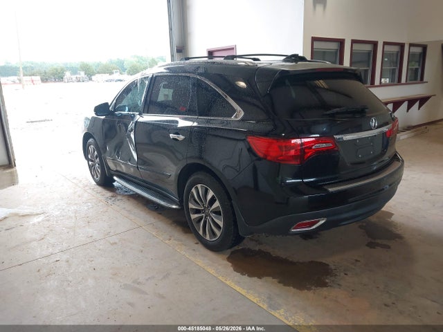 2014 Acura Mdx Technology Package მანქანა იყიდება აუქციონზე, vin: 5FRYD3H42EB017857, აუქციონის ნომერი: 45185048