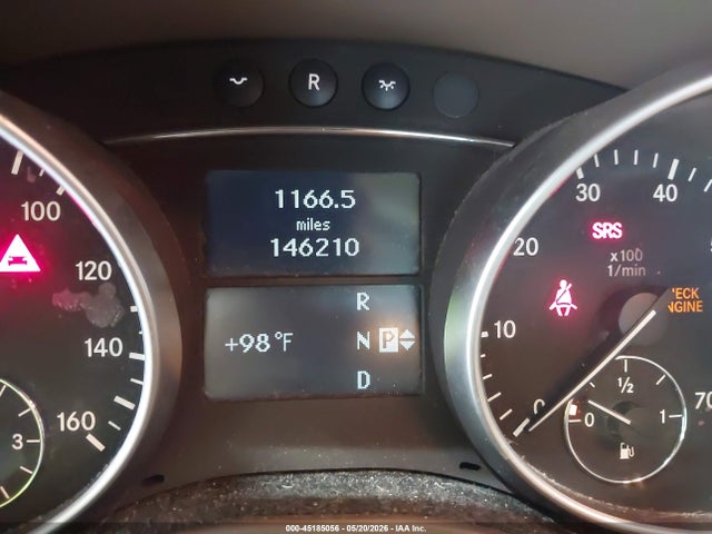45185056 :رقم المزاد ، 4JGBB86E96A103484 vin ، 2006 Mercedes-benz Ml 350 4matic مزاد بيع
