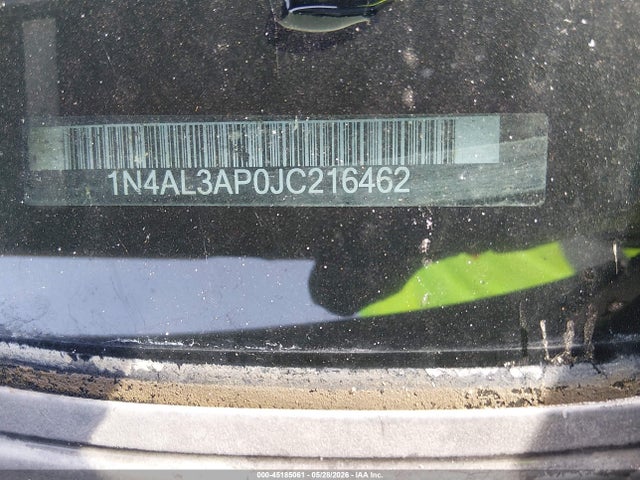 Aukcja sprzedaży 2018 Nissan Altima 2.5 Sv, vin: 1N4AL3AP0JC216462, numer aukcji: 45185061