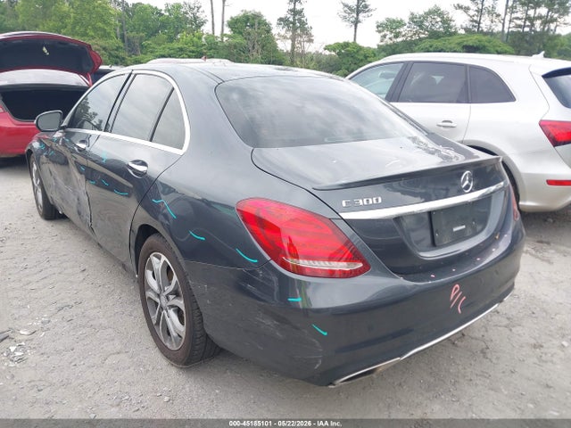 45185101 :رقم المزاد ، WDDWF4JB3GR136635 vin ، 2016 Mercedes-benz C 300 مزاد بيع