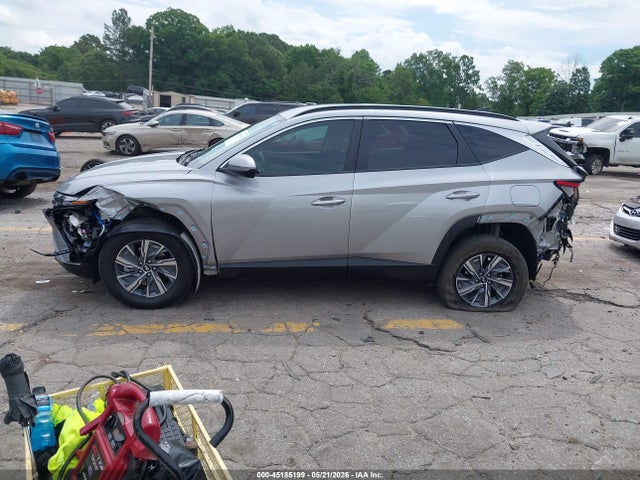 2023 Hyundai Tucson Hybrid Blue მანქანა იყიდება აუქციონზე, vin: KM8JBCA12PU117391, აუქციონის ნომერი: 45185199