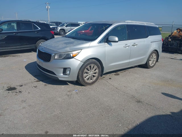45185247 :رقم المزاد ، KNDMC5C10F6052146 vin ، 2015 Kia Sedona Ex مزاد بيع
