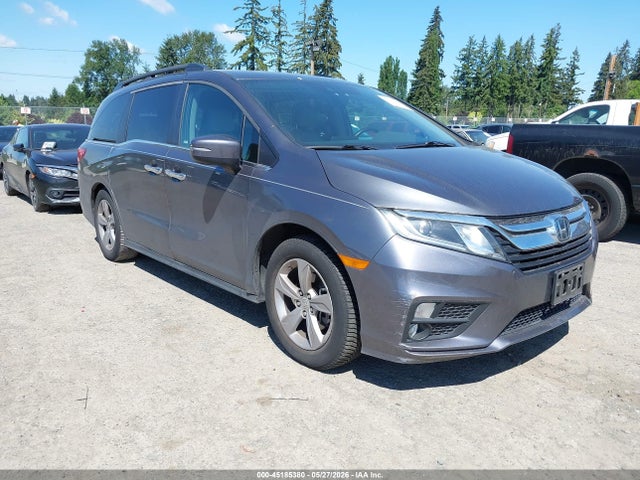 Auction sale of the 2018 Honda Odyssey Ex-l, vin: 5FNRL6H75JB063911, lot number: 45185380