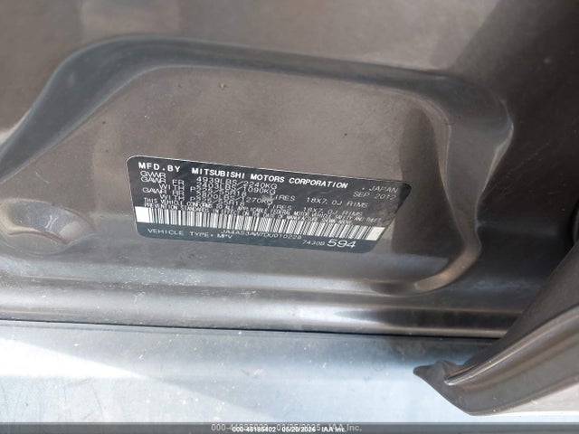 Продажа на аукционе авто 2013 Mitsubishi Outlander Se, vin: JA4AS3AW7DU010228, номер лота: 45185402